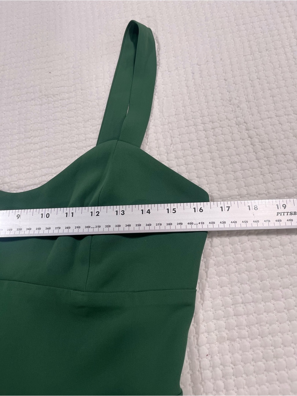 RIHOAS Emerald Green Midi Dress with Sweetheart Neckline - Picture 7 of 10